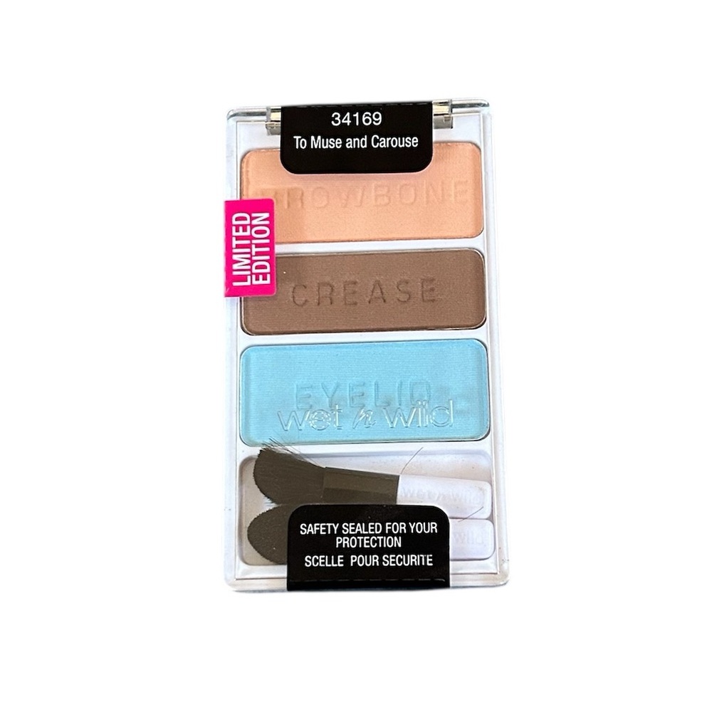 Wet n Wild To Muse & Carouse Coloricon Eyeshadow Trio Pop Art Ltd. Edition NWT